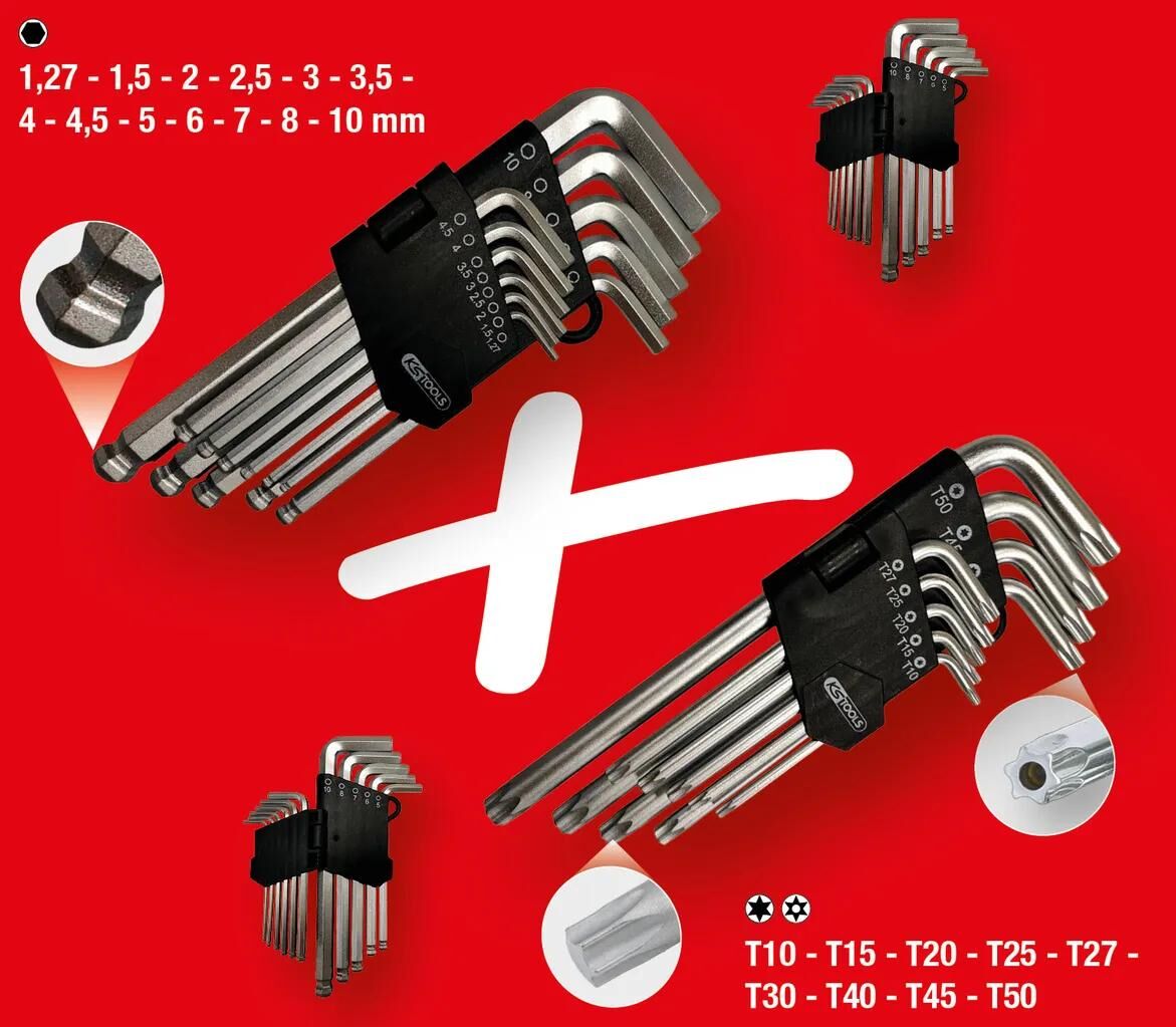 Ks tools angle wrench set offset wrench set 22tlg.-0