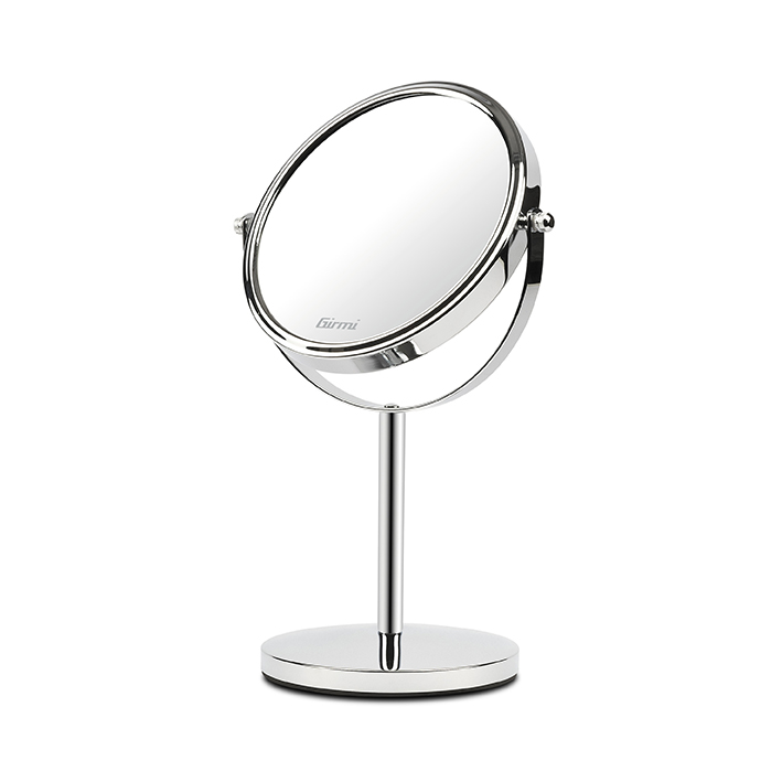 Girmi BE01 LED Asztali Kozmetikai Sminktükör Ø 15,5 cm - Ezüst-0