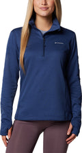 Columbia W Park View™ Grid Fleece Damen Outdoor-Pullover mit halbem Reißverschluss – Collegiate Navy – Größe S
