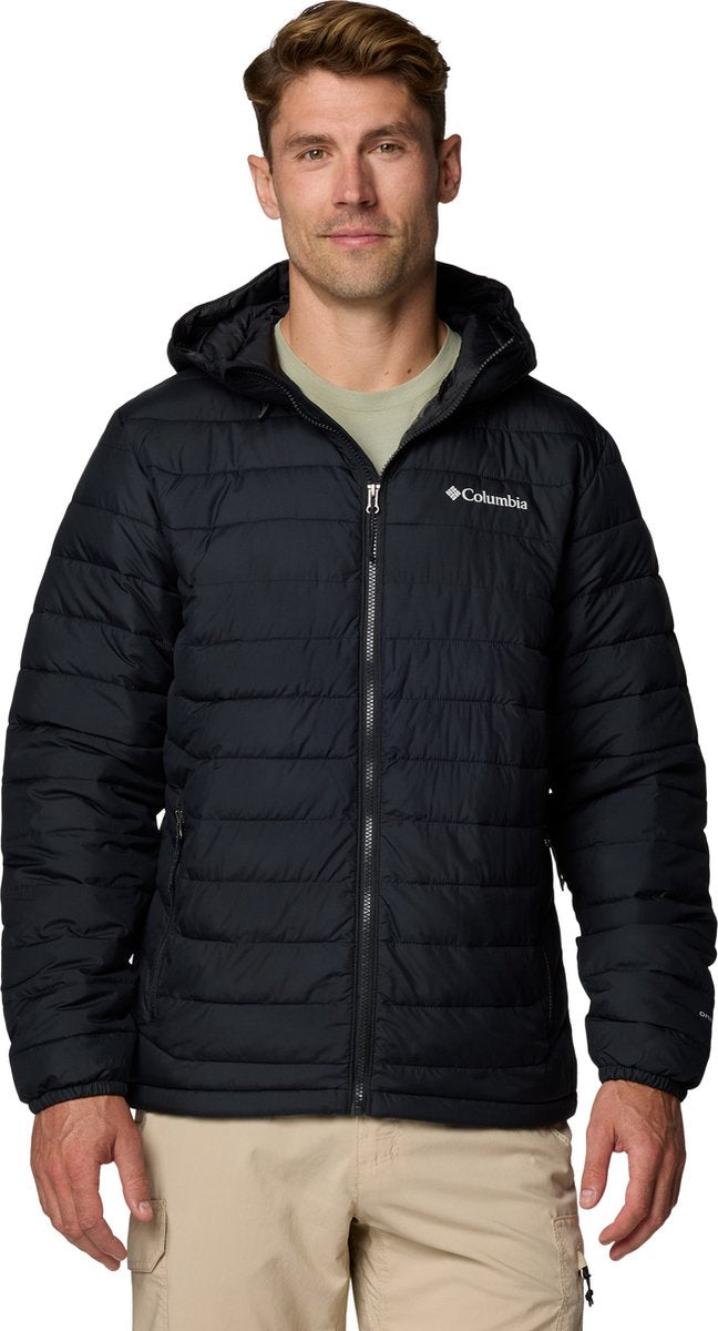 Columbia powder lite™ ii hooded jacket men's outdoor jacket - black - size m