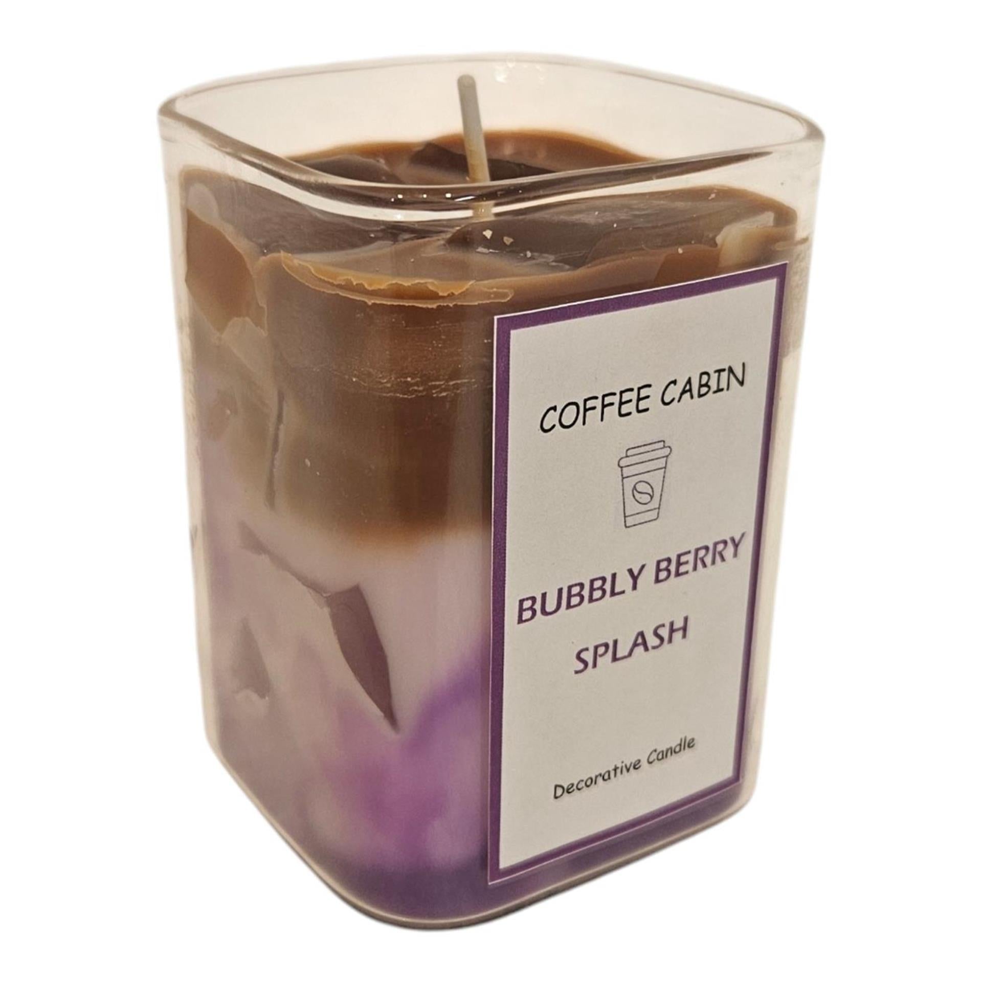 Mansion atmosphere scented candle in glass berry splash 6x8cm-0