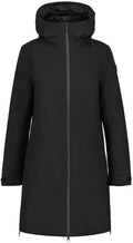 Luhta iskola women's parka - black - 38-0