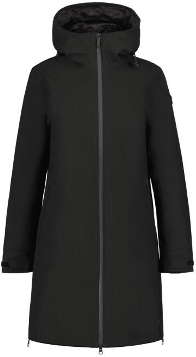 Luhta iskola women's parka - black - 38-0