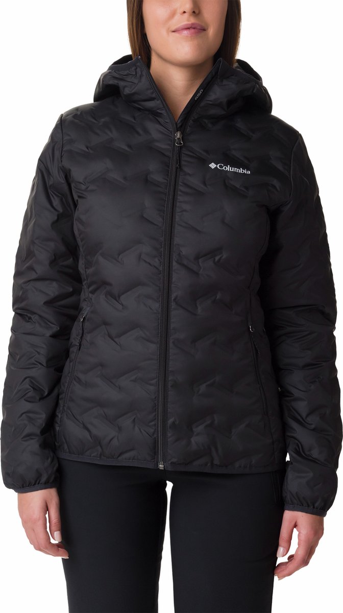 Columbia Delta Ridge™ II Daunenjacke mit Kapuze Damen Outdoor Jacke - Schwarz - Größe XS