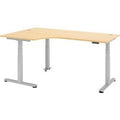 Bach sit-stand desk Hammerer maple 200x120x127cm-0