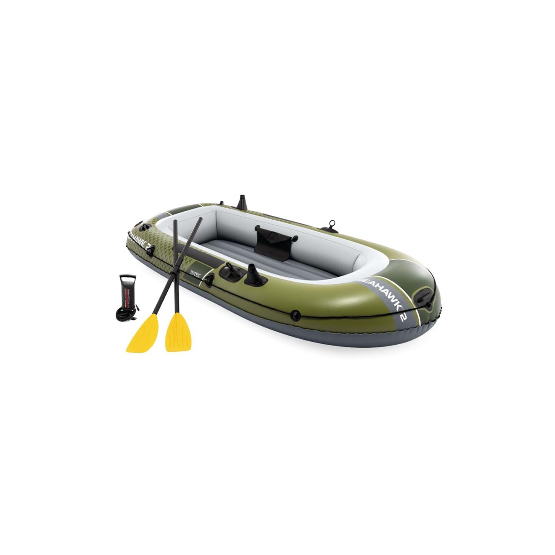Intex seahawk 2 inflatable boat set - 2 people-0