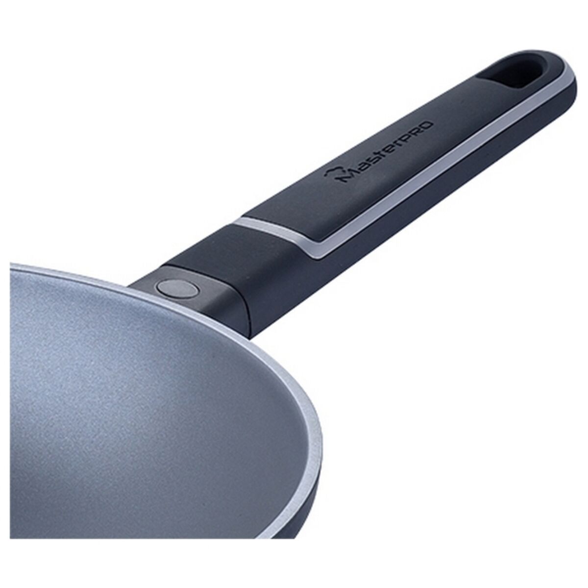 Wok Pan Masterpro Indigo Black Aluminium (Ø 28 cm)-8