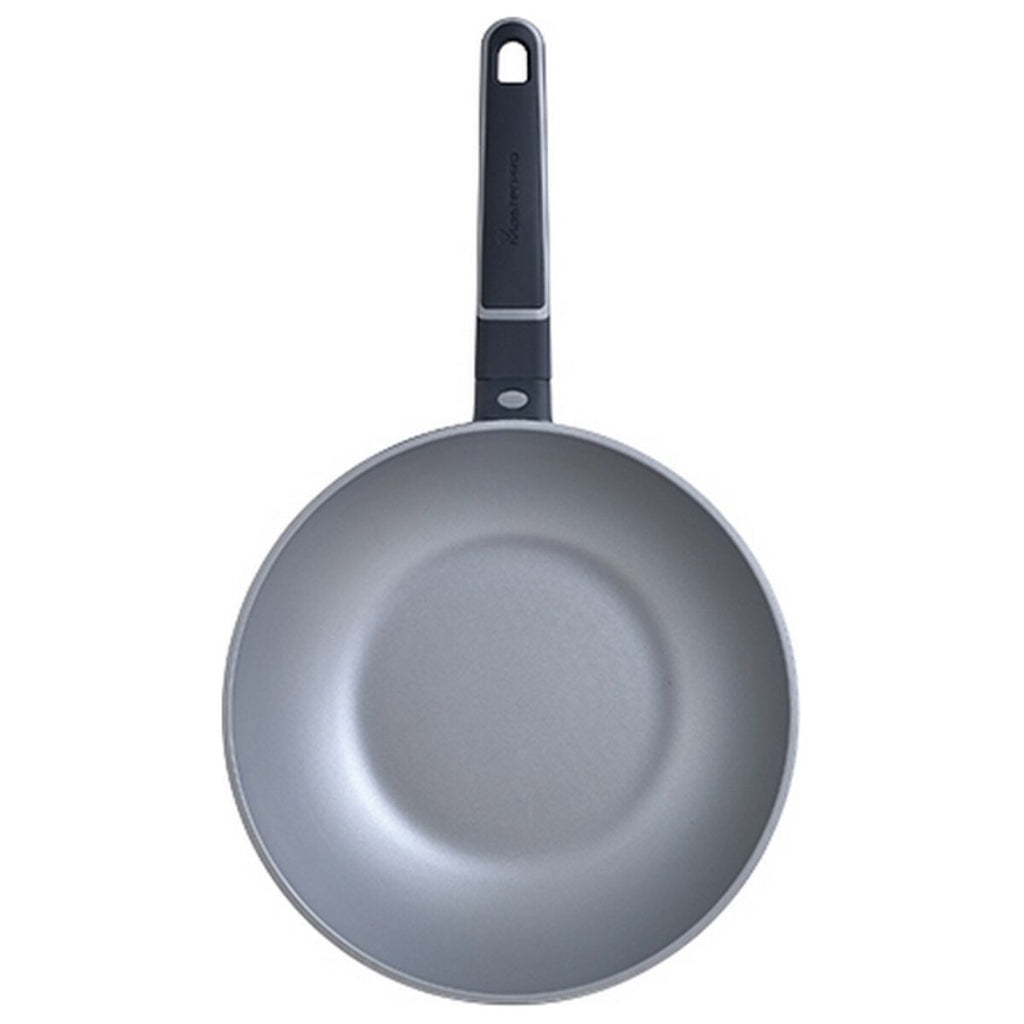 Wok Pan Masterpro Indigo Black Aluminium (Ø 28 cm)-6