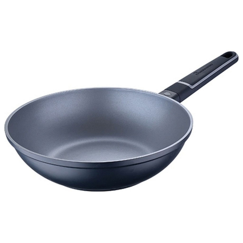 Wok Pan Masterpro Indigo Black Aluminium (Ø 28 cm)-3