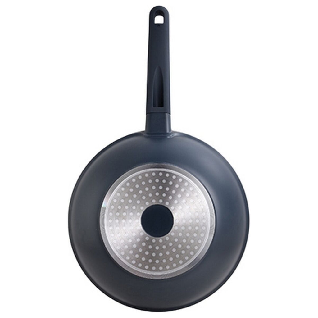 Wok Pan Masterpro Indigo Black Aluminium (Ø 28 cm)-1