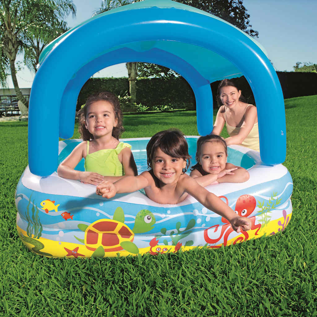 Bestway play pool with canopy 140x140x114 cm blue 52192-0