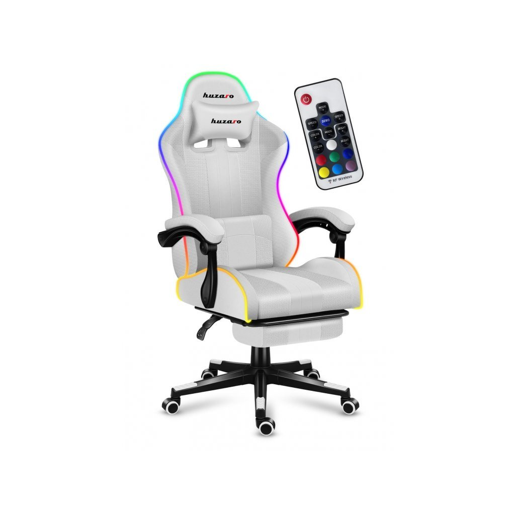 Huzaro Force 4.7 RGB Fehér Gamer fotel-0