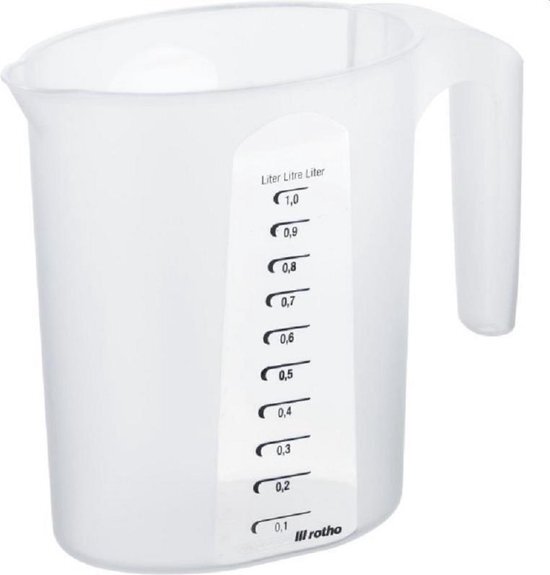 Rotho topline measuring cup 1l transparent-0