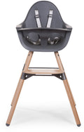 Childhome evolu high chair - anthracite - adjustable in height - 56 x 56 x 92 cm-0