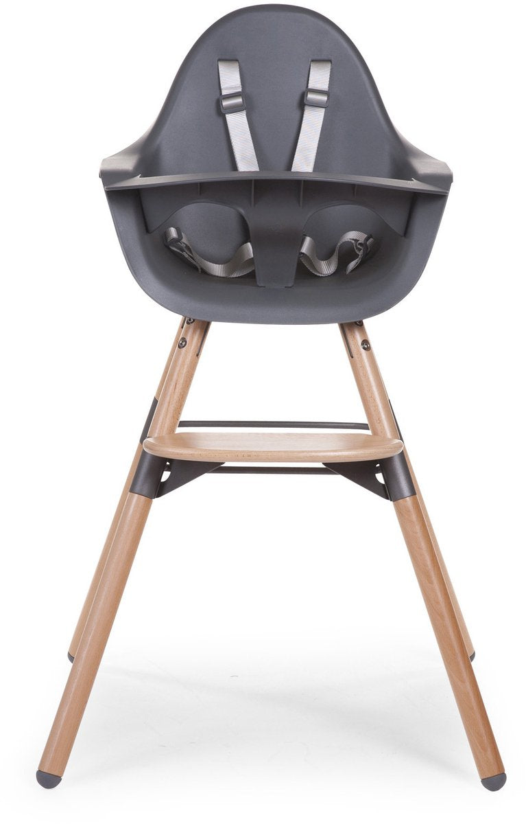 Childhome evolu high chair - anthracite - adjustable in height - 56 x 56 x 92 cm-0
