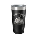 Deer Hunter Funny Tumbler Travel Mug I'm Into Fitness Fitting This Deer In My Freezer Insulated Laser Engraved Hunting Gift Coffee Cup 20 oz-5