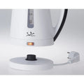 Kettle JATA White Black 2200 W Stainless steel Plastic 1 L-0