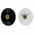 Wall Clock DKD Home Decor White Black White/Black Iron Plastic Modern 30 x 4 x 30 cm (2 Units)-0