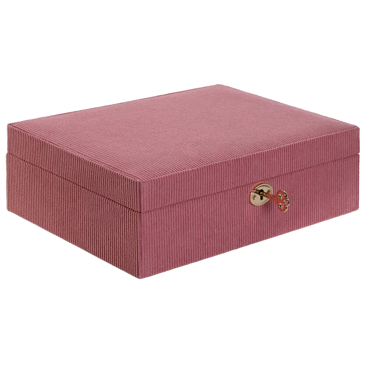 Jewelry box Home ESPRIT Cream Magenta 27 x 19 x 9 cm-2