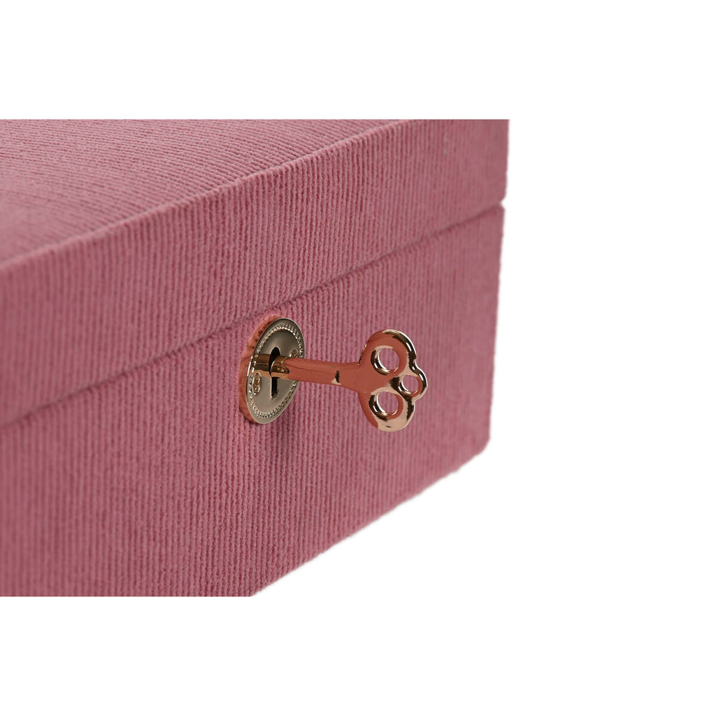 Jewelry box Home ESPRIT Cream Magenta 27 x 19 x 9 cm-1