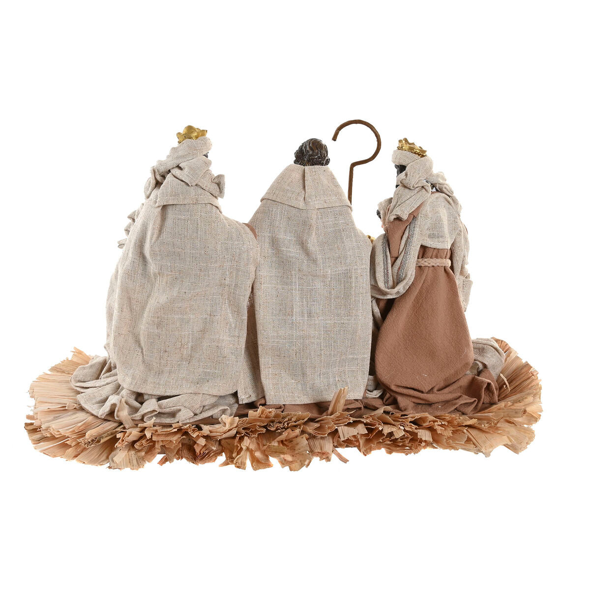 Christmas nativity set Home ESPRIT Brown Beige Resin Aluminium 40 X 24 X 23,5 CM-1