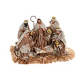 Christmas nativity set Home ESPRIT Brown Beige Resin Aluminium 40 X 24 X 23,5 CM-0