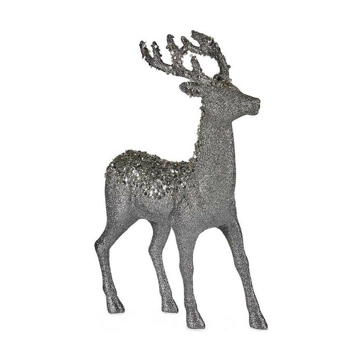 Christmas Reindeer Krist+ White Silver Reindeer 15 x 45 x 30 cm-0