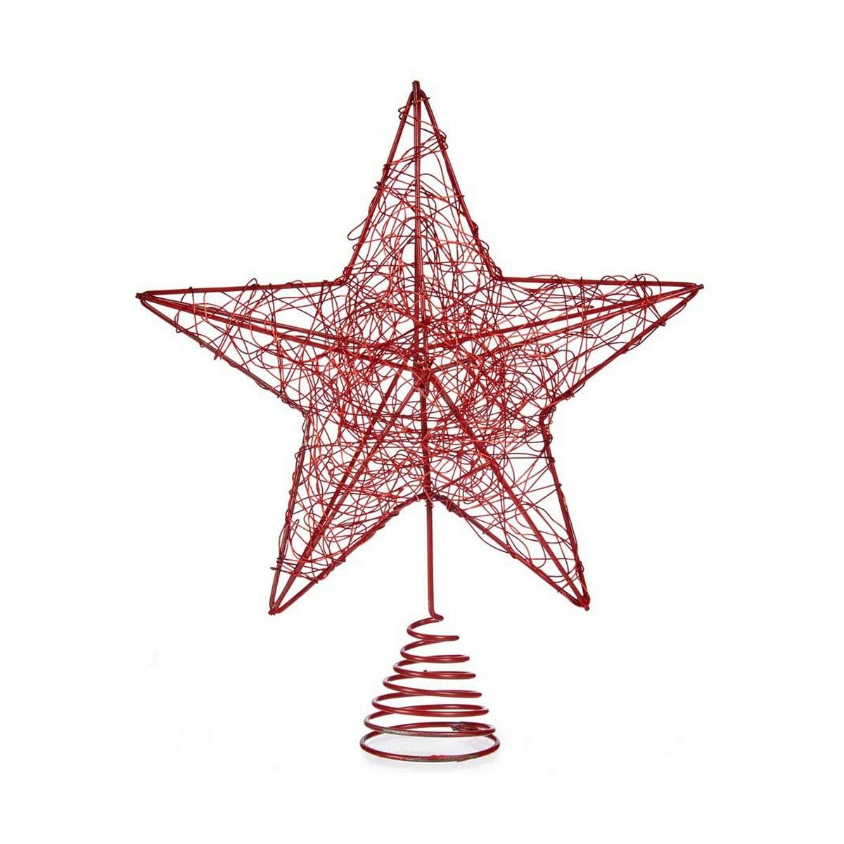 Christmas star Krist+ Red Steel Plastic-0