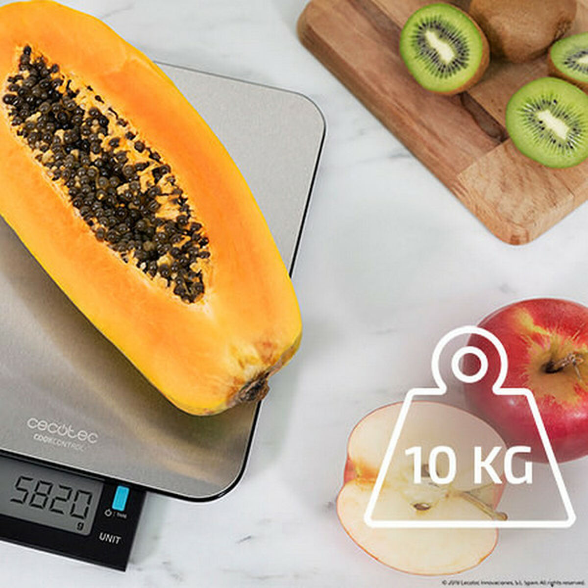 Digital Kitchen Scale Cecotec Cook Control 9000 Waterproof-5