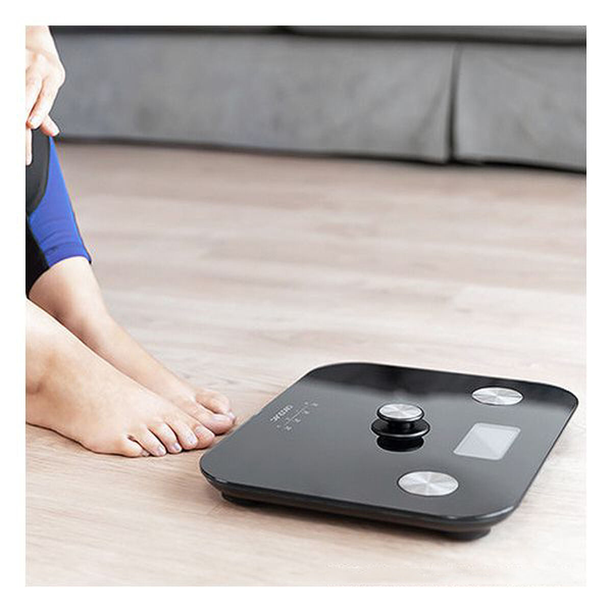 Digital Bathroom Scales Cecotec EcoPower 10100 Full Healthy LCD 180 kg Black Eco-friendly-1