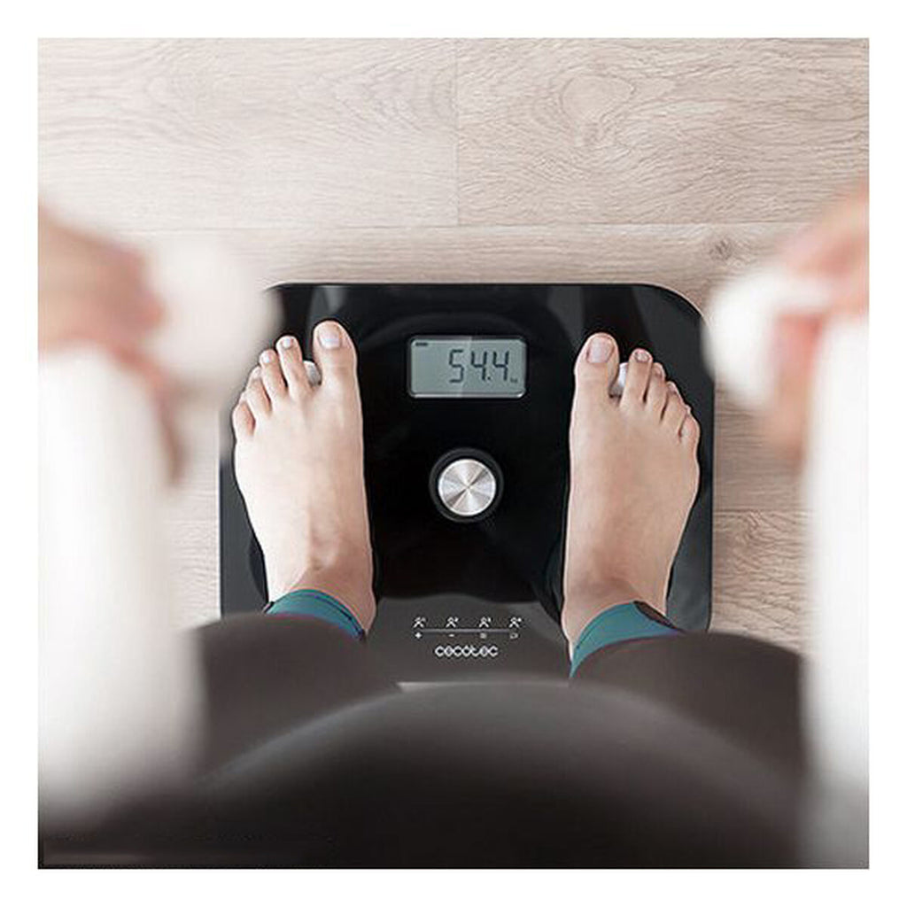 Digital Bathroom Scales Cecotec EcoPower 10100 Full Healthy LCD 180 kg Black Eco-friendly-2