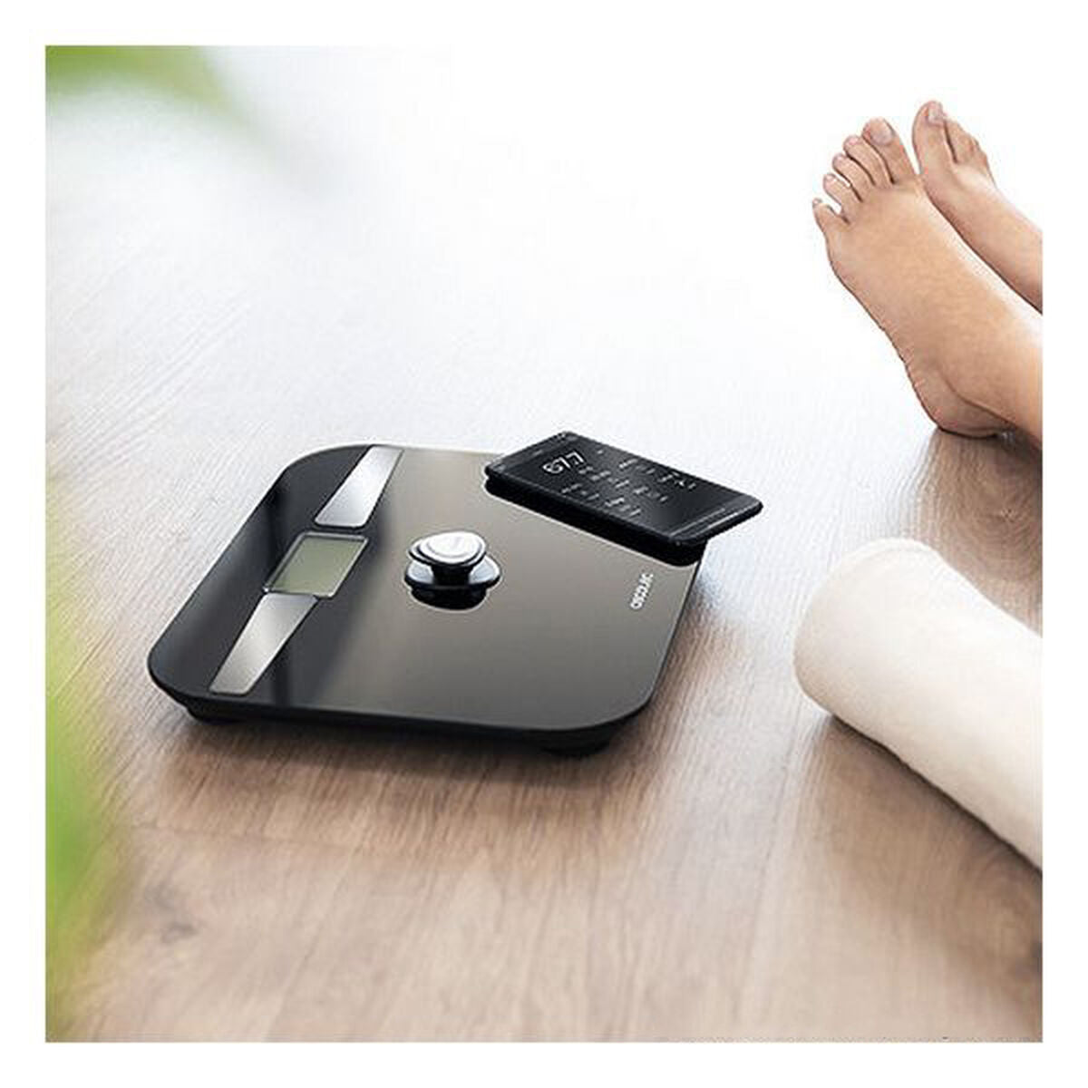 Digital Bathroom Scales Cecotec EcoPower 10200 Smart Healthy LCD Bluetooth 180 kg Black-4