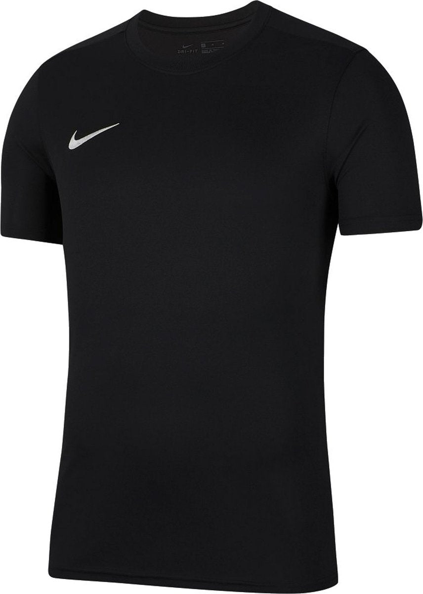 Nike park vii ss sports shirt - size 140 - unisex - black-0