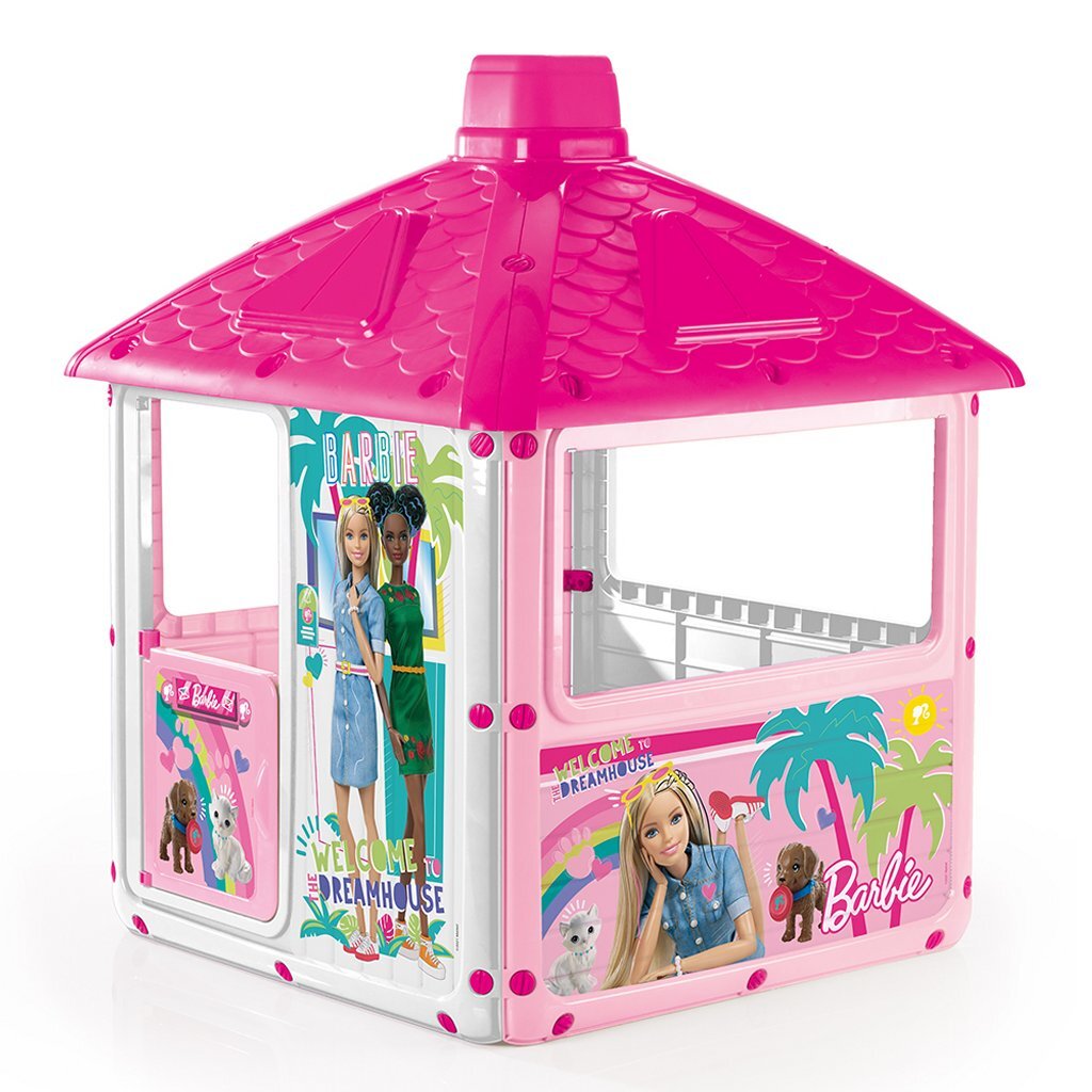 Barbie city playhouse 132x104x104 cm pink white-0