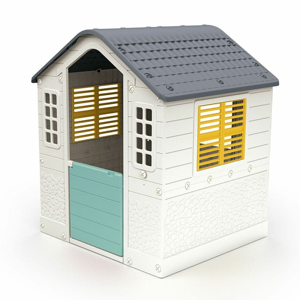 Dolu playhouse white blue yellow 109x95x87.5cm-0