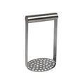 Kitchen basics stainless steel potato masher with handle-0