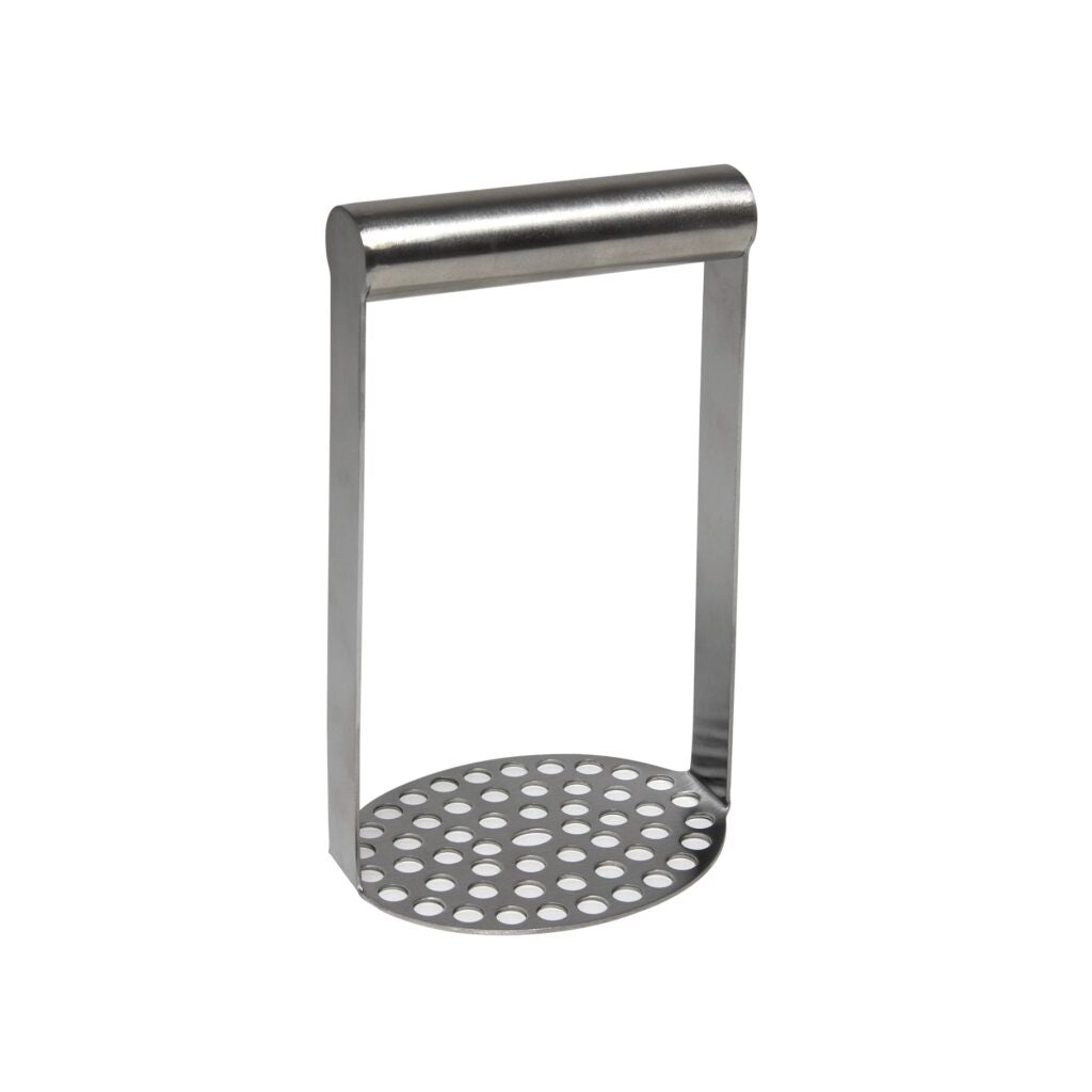 Kitchen basics stainless steel potato masher with handle-0