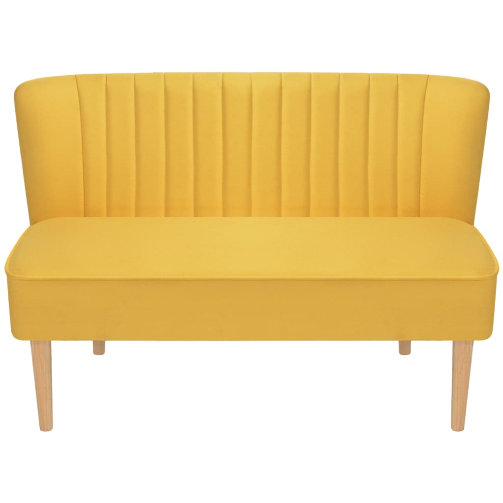 NNEVL Sofa Fabric 117x55.5x77 cm Yellow