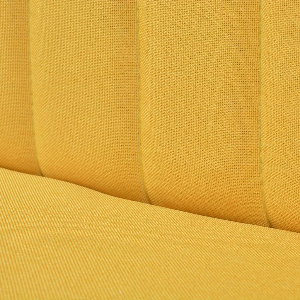 NNEVL Sofa Fabric 117x55.5x77 cm Yellow