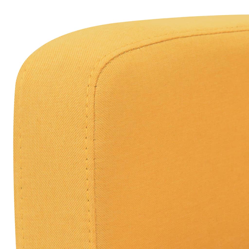 NNEVL 2-Seater Sofa 135x65x76 cm Yellow