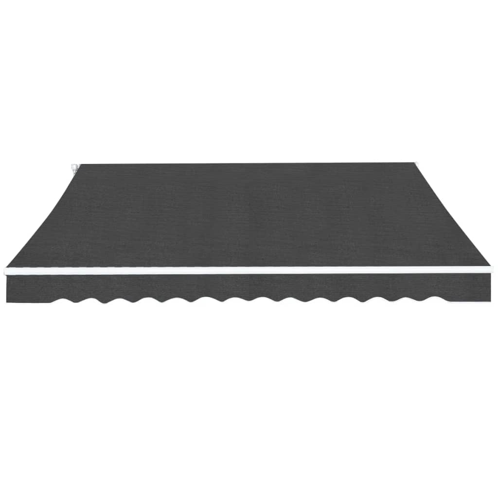 NNEVL Folding Awning Manual Operated 500 cm Anthracite