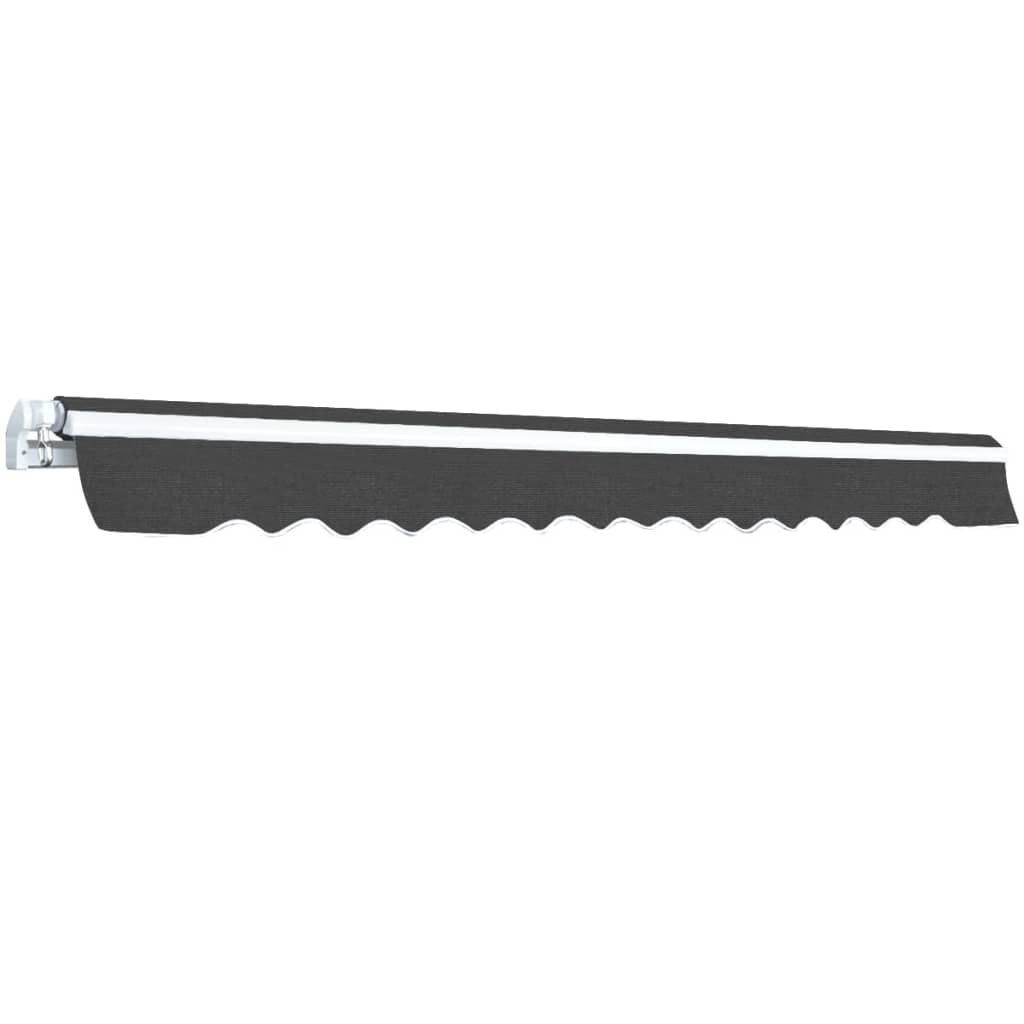 NNEVL Folding Awning Manual Operated 500 cm Anthracite
