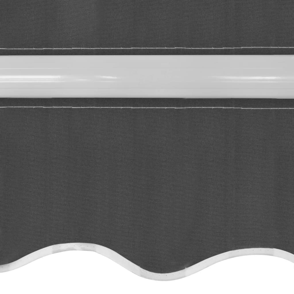 NNEVL Folding Awning Manual Operated 500 cm Anthracite
