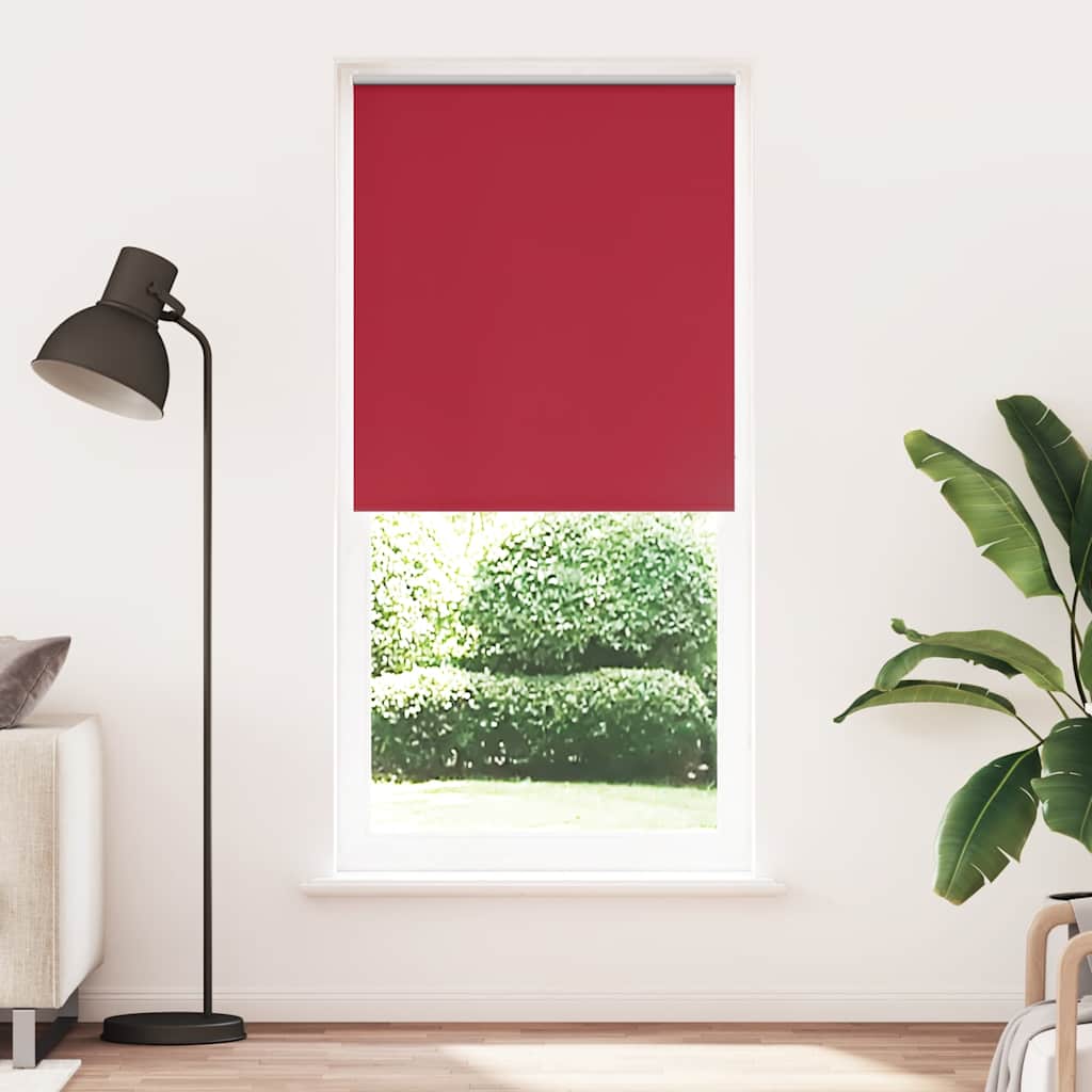 Vidaxl Verdunkelungsrollo 104,4 x 230 cm Stoffbreite 100 cm rot