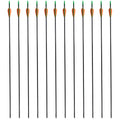 NNEVL Standard Recurve Bow Arrows 30" 0.6 cm Fiberglass 12 pcs