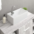 Vidaxl wash basin 48x25x15 cm ceramic white-0