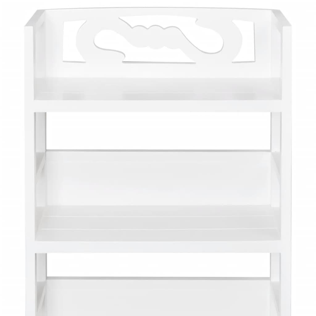 NNEVL Bathroom Cabinet Albuquerque Wood White 46x24x117.5 cm