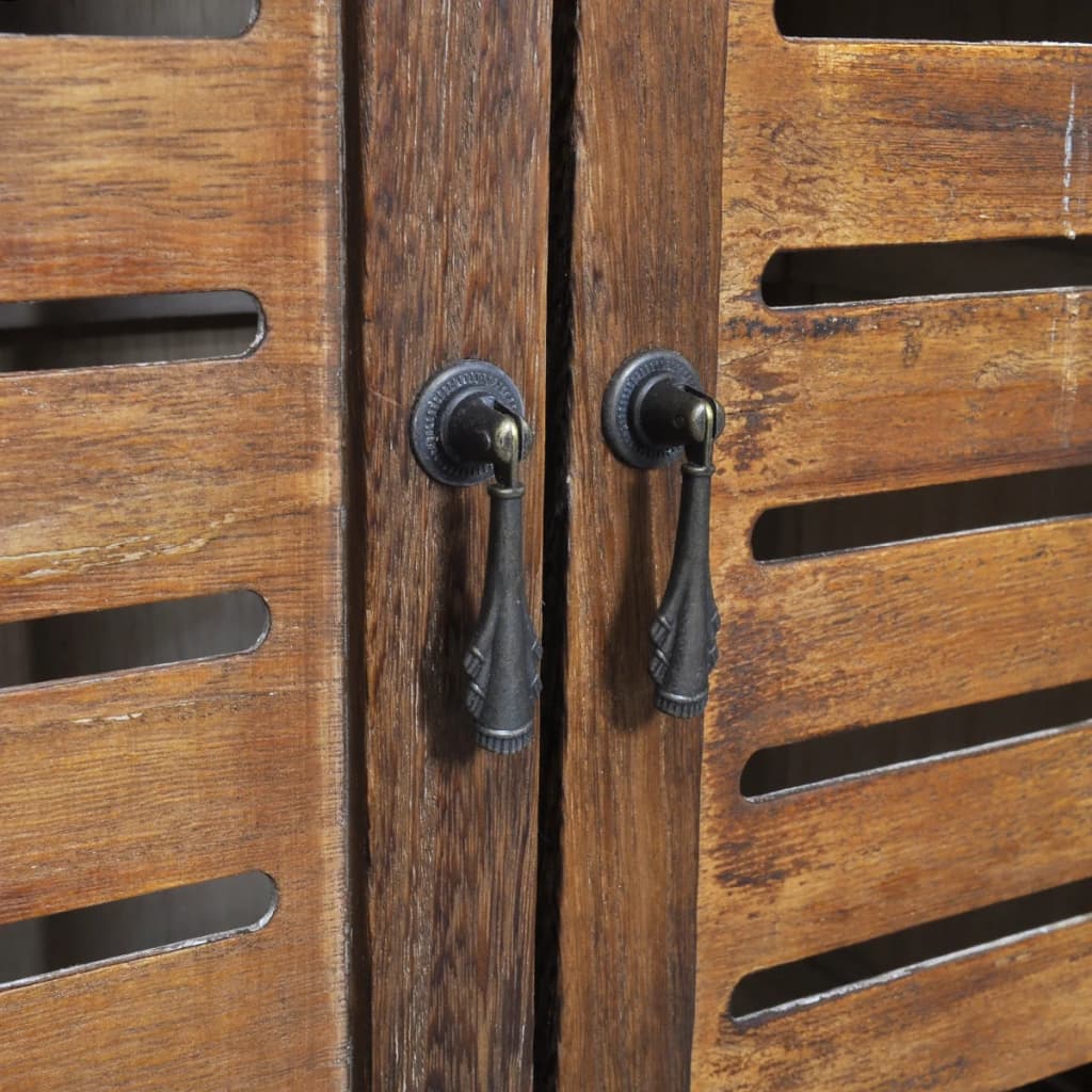 NNEVL Bathroom Cabinet Albuquerque Wood Brown 46x24x117.5 cm