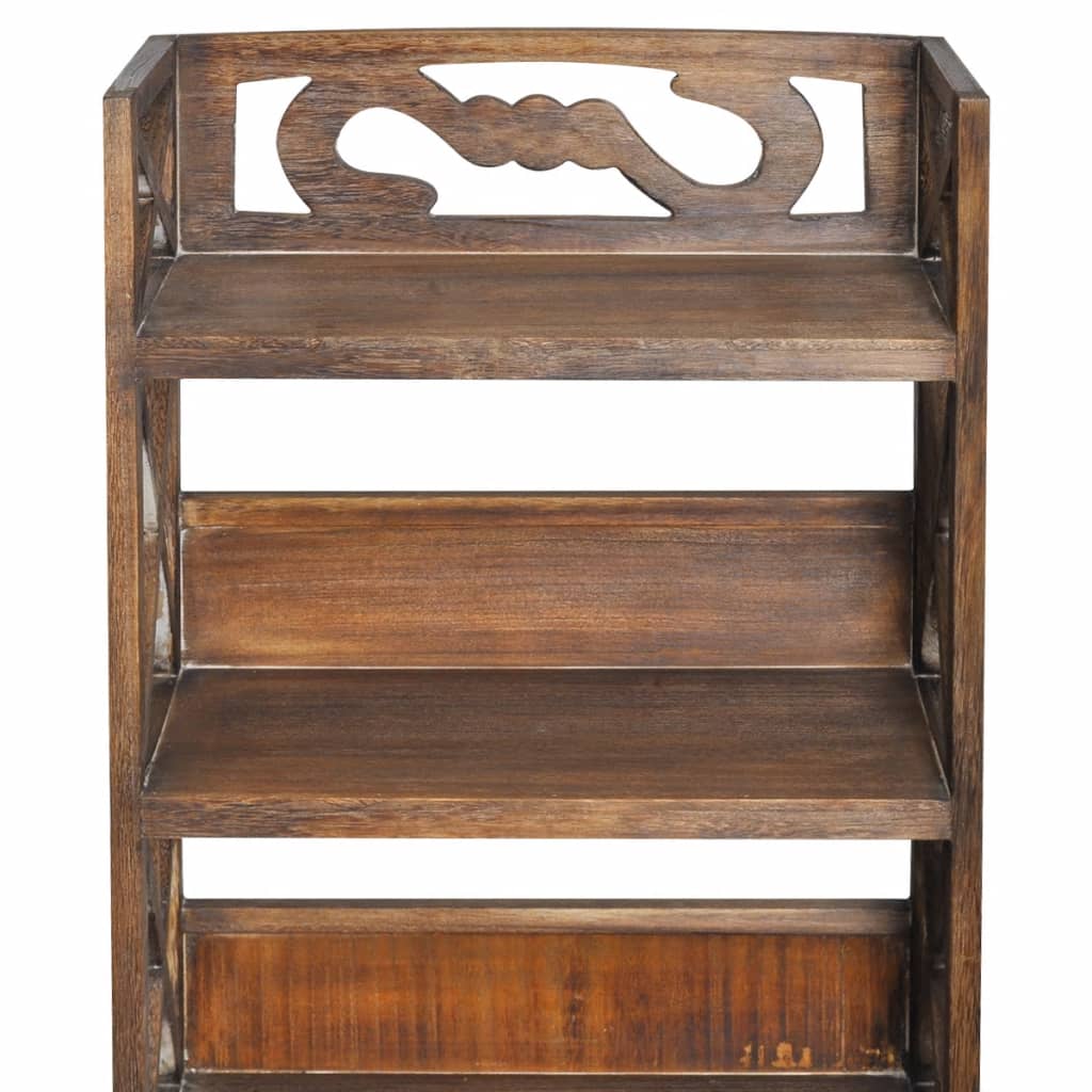 NNEVL Bathroom Cabinet Albuquerque Wood Brown 46x24x117.5 cm