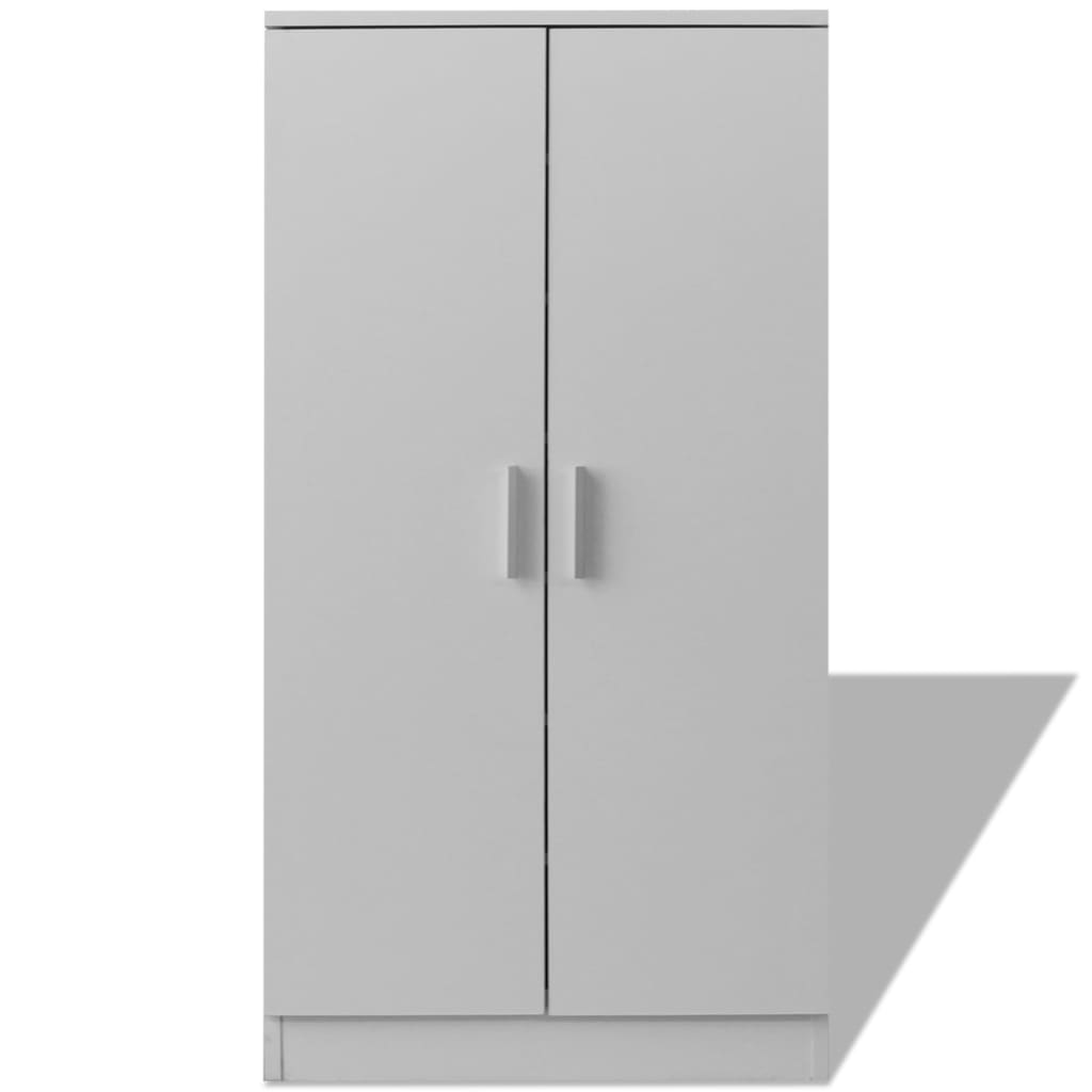 NNEVL Shoe Cabinet 7 Shelves White